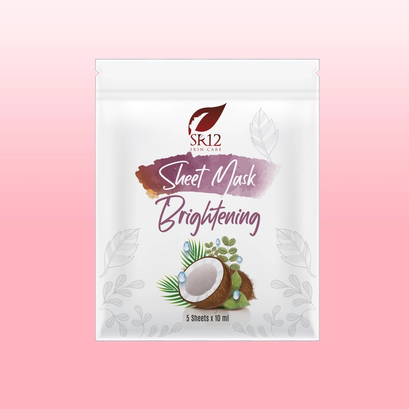 Product image SR12 Jawa Barat - SR12 Sheetmask Brightening Mencerahkan Kulit Dan Memudarkan Bekas Jerawat 5 sheet mask sheetmask brightenin
