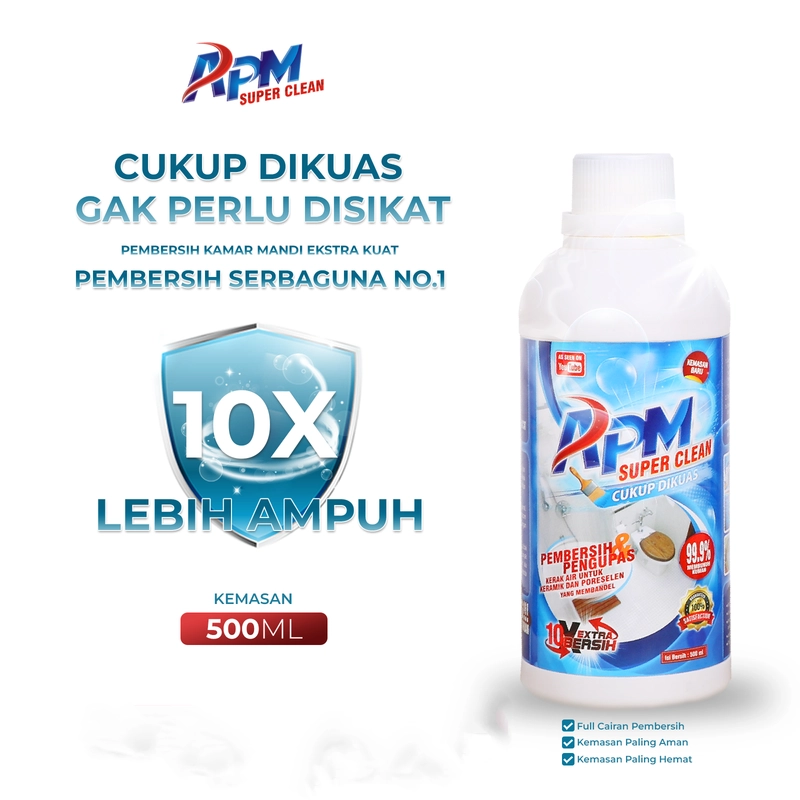 Product image PEMEBERSIH NODA LANTAI DAN KARAT APM Superclean 500ml 500ml 500ml