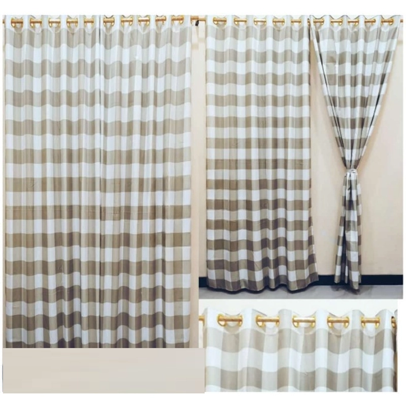 Product image Gorden - Galeripuko - GORDEN PINTU SMOKRING 12 LUBANG EMILY KHAKI 12LBG EMILY KHAKI [PO 3 hari Kerja]