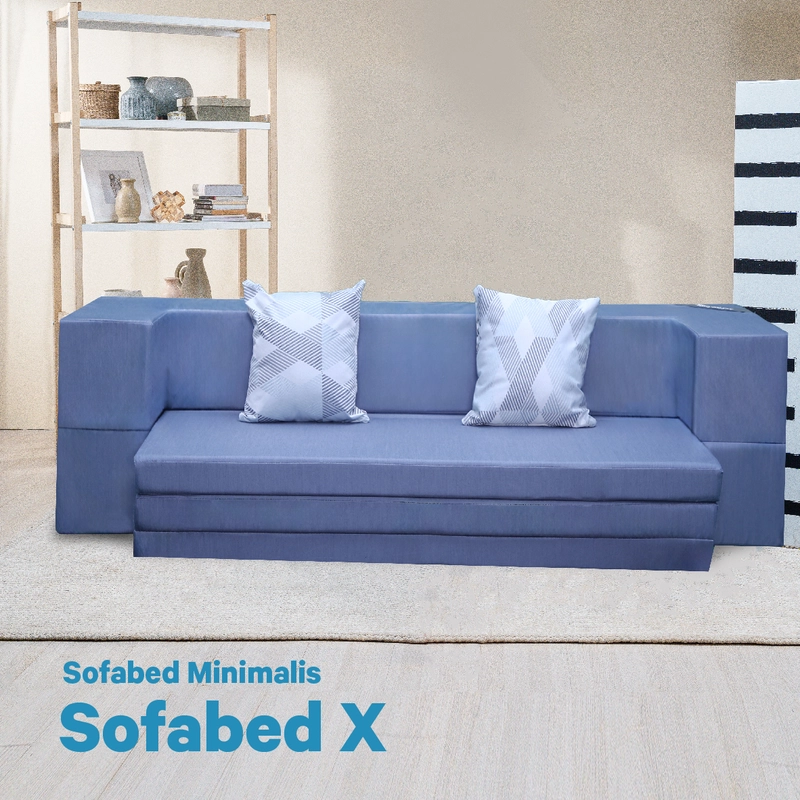 Product image Inthebox - INTHEBOX Sofabed X - GRATIS Bantal 100x200 Biru