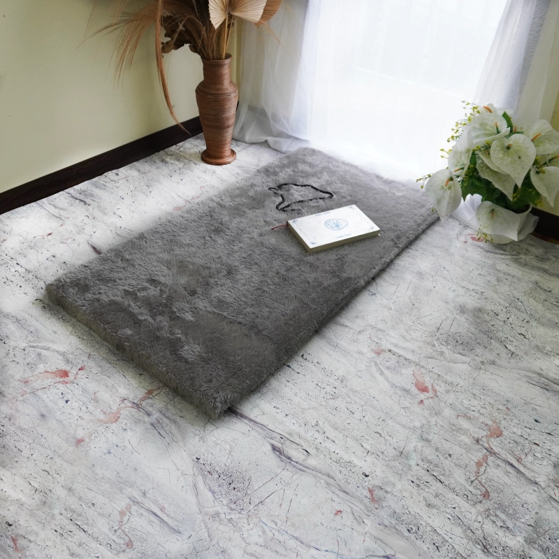 Product image Berkah Saluyu - Sajadah bulu rasfur polos nyaman ukuran 115 cm x 65 cm x 3-4cm HP WARNA ABU ABU
