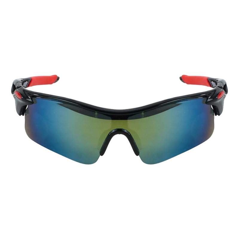 Product image RAYATORY - OULAIOU Kacamata Sepeda Lensa Mercury - 9181 Set Box+Kain Black/Blue