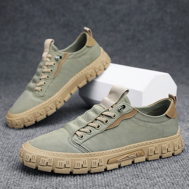 Product image Hipzo - HIPZO Sepatu A10 Kanvas Sneaker Olahraga Pria Dewasa Untuk Casual 40 HIJAU CREAM