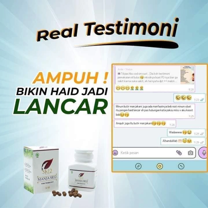 Product image SR12 Manjakani Merapatkan Kewanitaan Mengatasi Keputihan Gatal Dan Bau Tidak Sedap 60 Kapsul