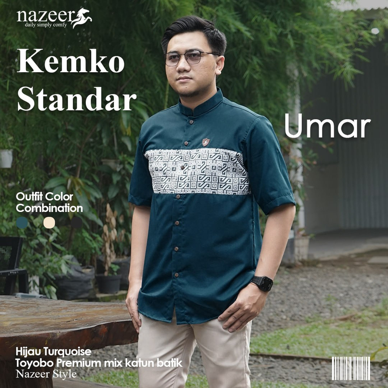 Product image Nazeer - Umar Kemko Kurta M Green