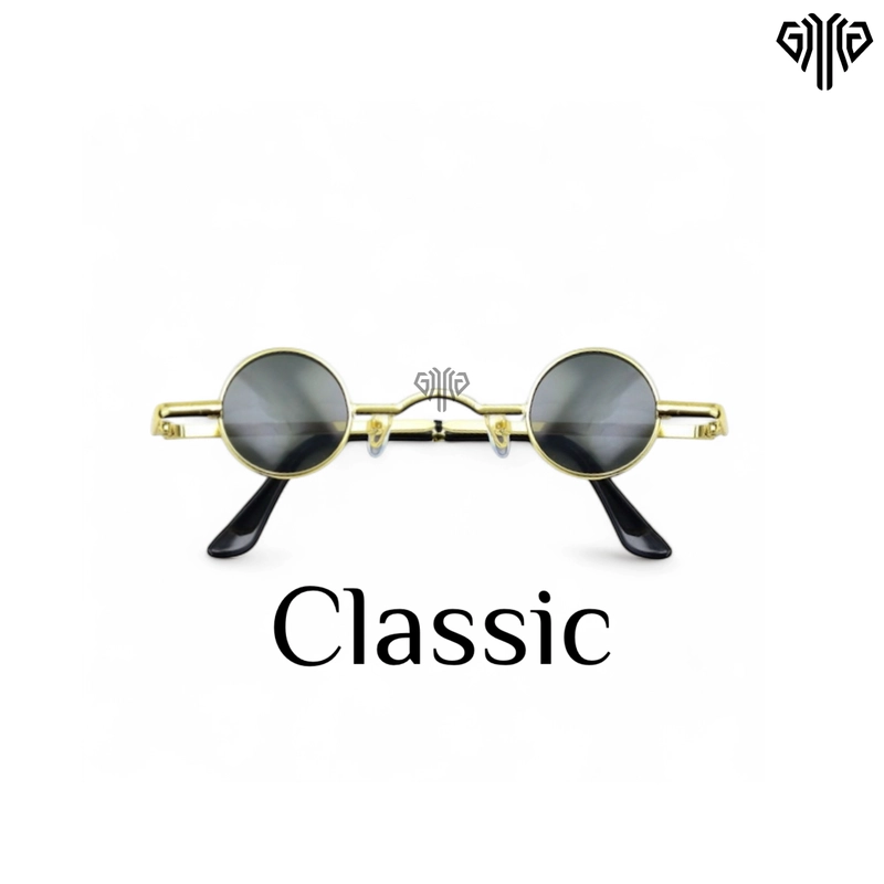 Product image GAWUNG - Kacamata Hitam Retro Meylani Wanita Pria Classic Sunglasses KCMELA dewasa Gold