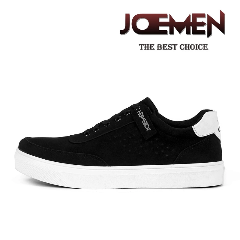 Product image Sepatu Sneakers Tali Joemen J 96 Origianal Brand Lokal Sepatu Pria Sekolah Formal Sepatu Runnin 39 Hitam Putih