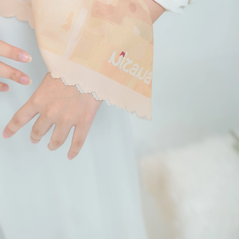 Product image Nizana Hijab - Voal Printed Anabia Latte - Nizana 120 cm x 120 cm latte