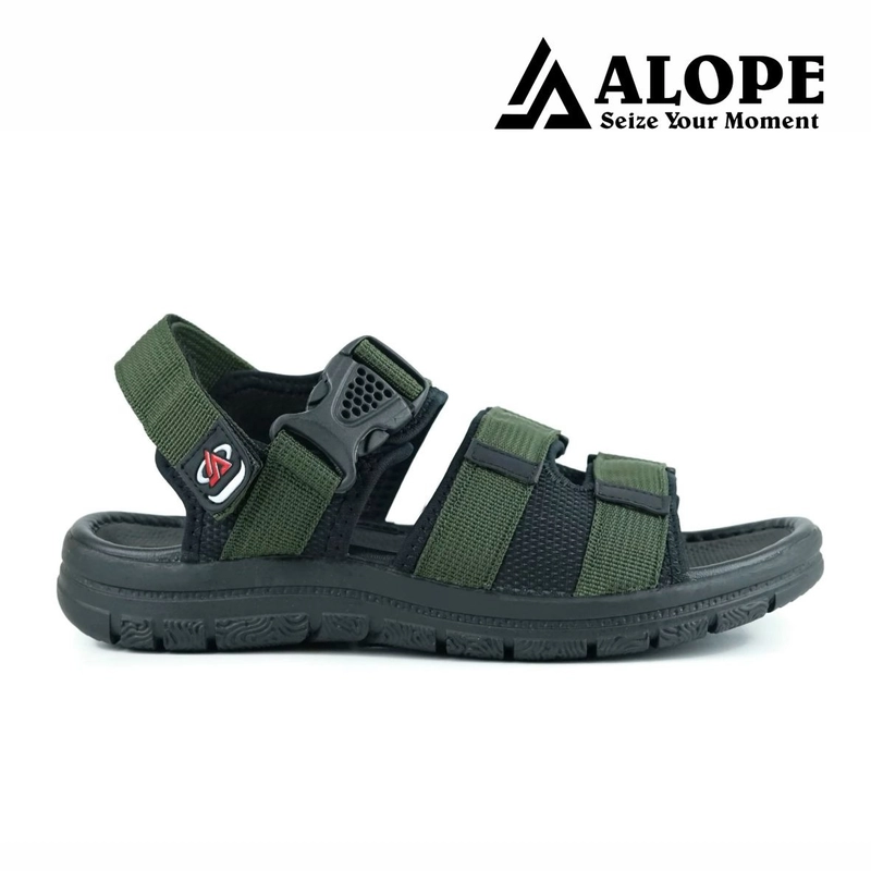 Product image ALOPE OFFICIAL - SANDAL YEAGER ALOPE TEBAL BESTSELLER PRIA WANITA SIZE DEWASA READY 39 ARMY