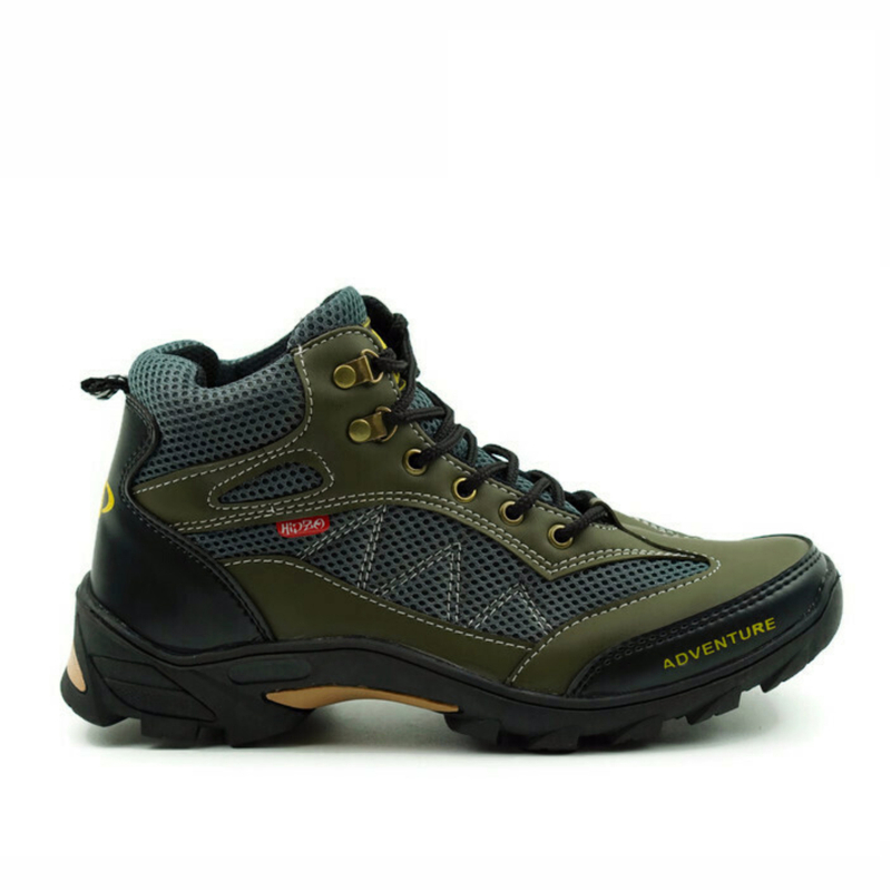 Hipzo - Hipzo - Sepatu Gunung Pria sepatu Boots M032 Sepatu Hiking Anti slip 39 Army
