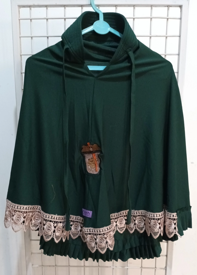 Product image Fisky Collection - Fisky Collection - Hijab Boba Anak Rafilah All Size Hijau Botol