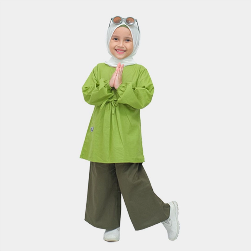 Product image Hoofla - LUNA SET KULOT (LSK) S Hijau Lime Army