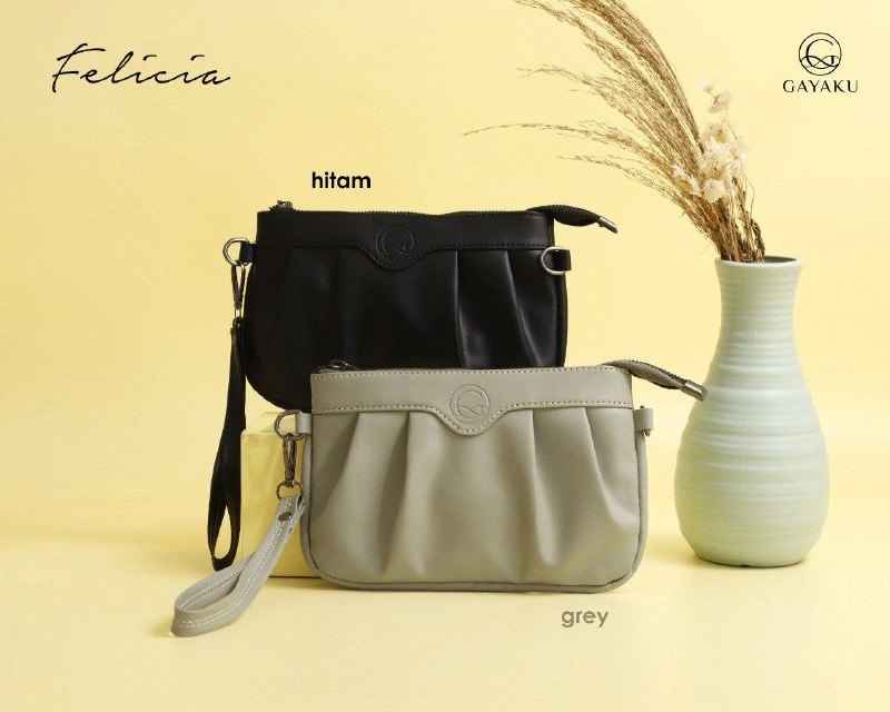 Product image Fashopid - GAYAKU TAS SELEMPANG FELICIA ALL HITAM