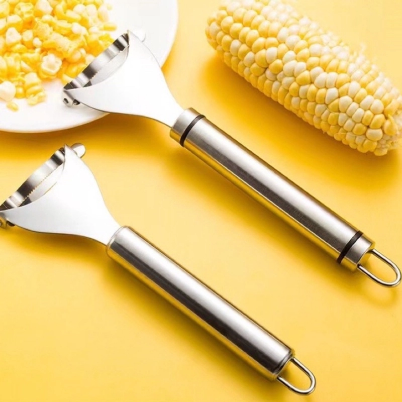 Product image KAHASIL - Alat Pengupas Peeler Biji Jagung Bahan Stainless Steel Anti Karat KMJ134 RANDOM