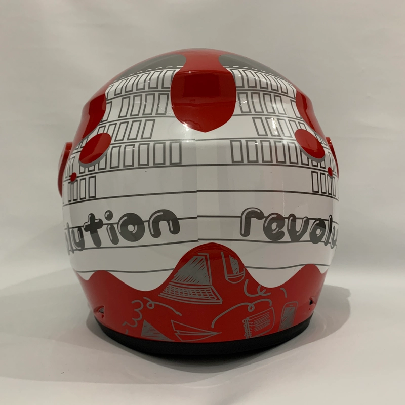 Product image CRX Helmet - Helm Nuvo Note Merah Glossy - Helm SNI - Helm Dewasa L Nuvo Note Merah Glos