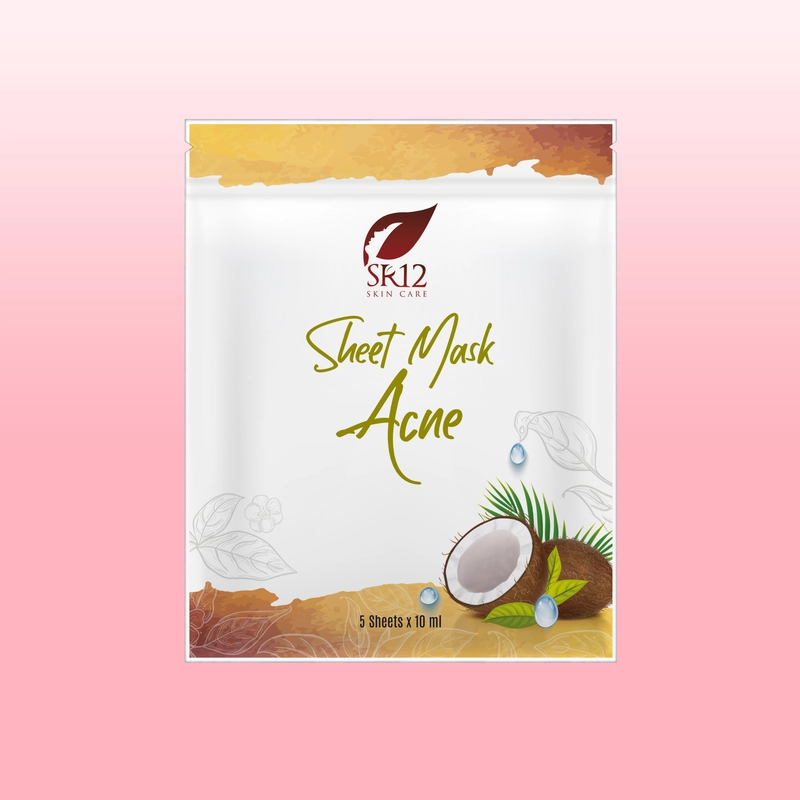 Product image SR12 Jawa Barat - SR12 Sheetmask Acne Mengatasi Jerawat Dan Komedo 5 sheetmask sheetmask acne