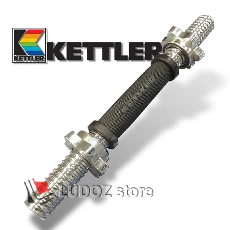 Product image LUDOZ Store - Dumbbell paket set KZ 20kg dumbell Stick KETTLER rubber grip karet barbel stik barbell dambel 20 kg Berat KZ-20kg