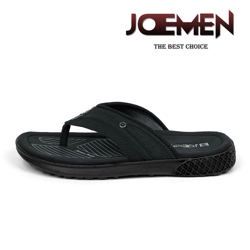 Product image Joemen Official - Joemen Sandal Pria Kulit S 07 New Original Brand Lokal Pria Jepit Sandal Terbaru Joemen 2024 39 Hitam