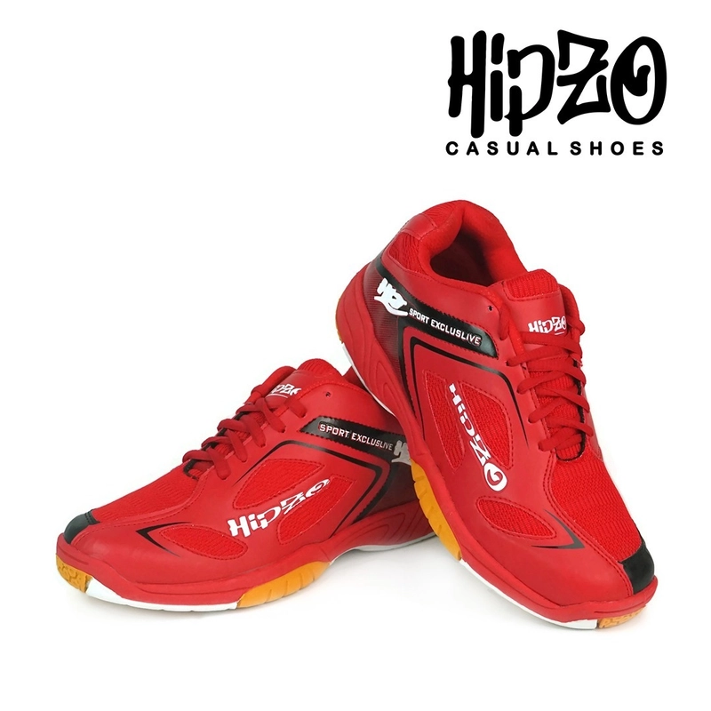 Product image Hipzo - Sepatu Pria Hipzo Casual M036 Sepatu Badminton Sepatu Olahraga Indoor Outdoor Pria 39 Merah