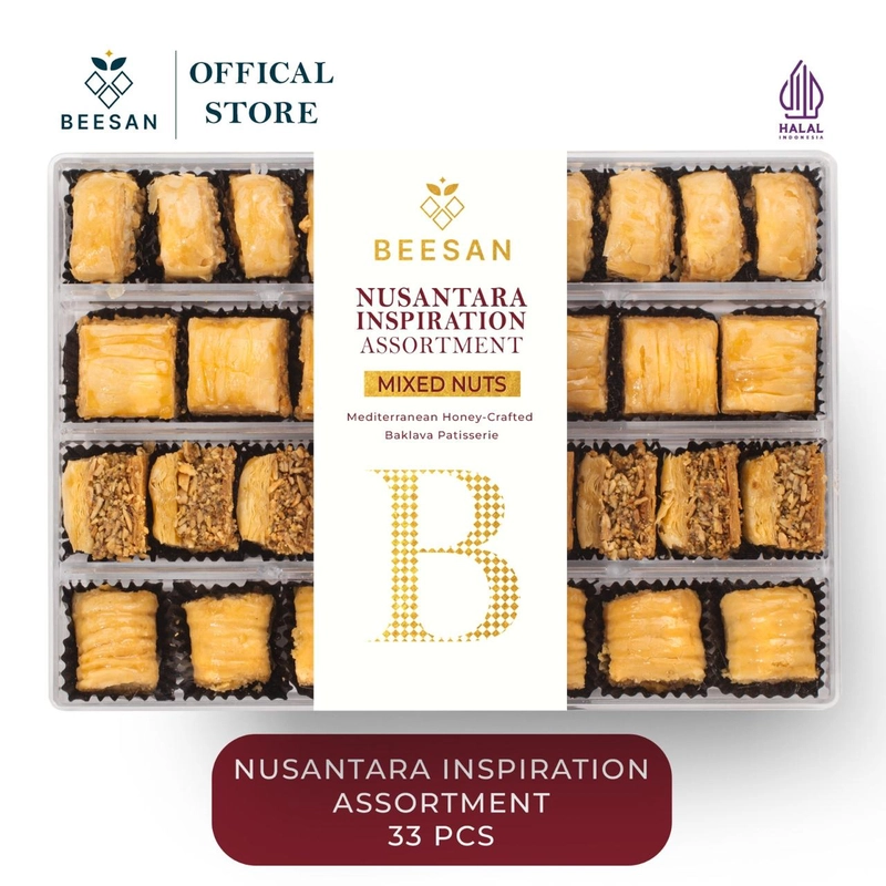 Product image Aliya - Baklava Inspiration Nusantara Premium Khas Turki 390g Cashew & Honey