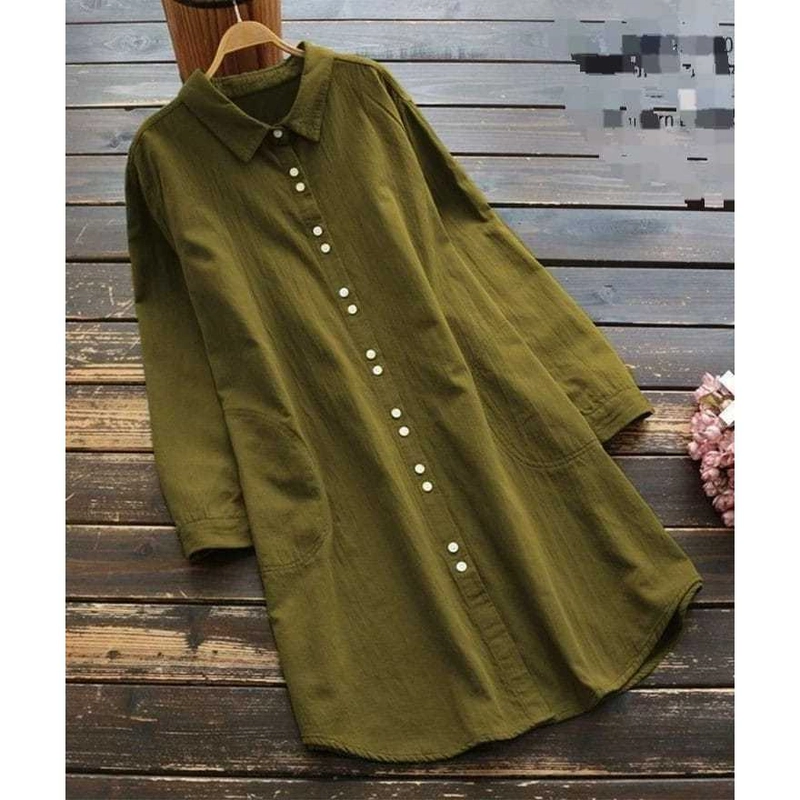 Product image Sseolshop - Baju wanita - Inesya tunik wanita terbaru L Army