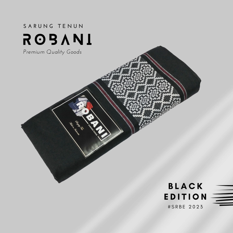 Product image Robani - PAKET sarung ROBANI black Edition isi 10 pcs [mix 5 warna] 3500 gram mix 5 warna