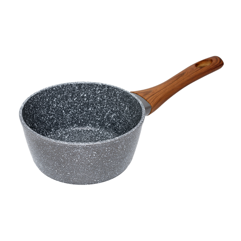 Product image Cypruz Jakarta - Cypruz jakarta-Cypruz Marble Series Gg Coklat Kayu SAUCE Pan 18cm 6X1 SN-0212 18 x 7.7 cm Grey