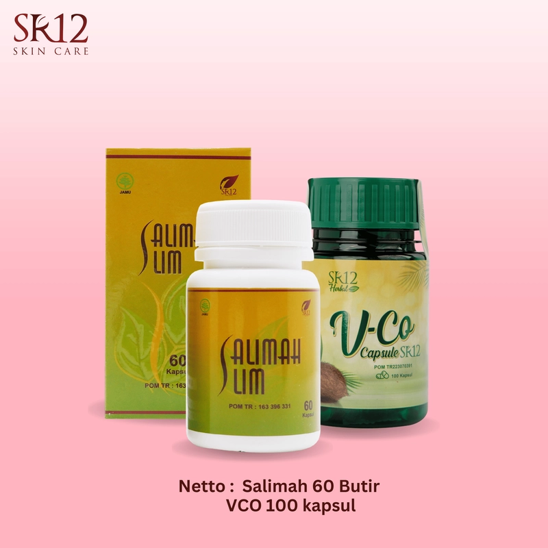 Product image SR12 Paket Pelakor Peluntur Lemak Kotor Salimah Slim Dan VCO 60 ml Salimah+VCo
