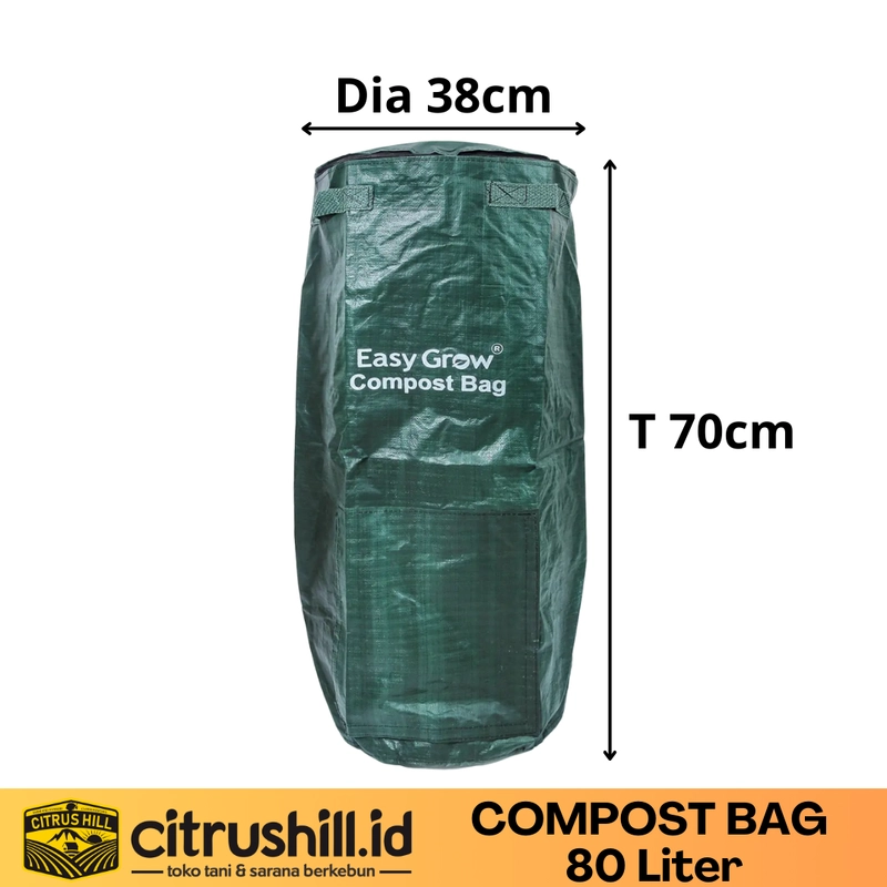 Product image Citrushill ID - Compost Bag Pot Kompos S 50 Liter Hijau
