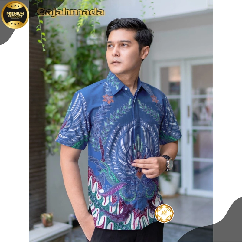 Product image Batik Tulis Pria Berlapis Trikot Kode Gajahmada S Gajahmada