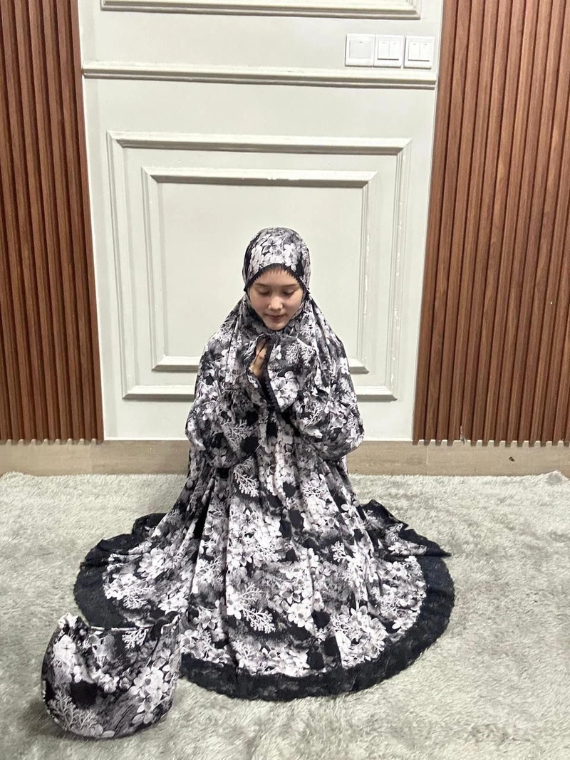 Product image SRIAYU COLLECTION - MUKENA UMROH RAYON VISCOS ALL SIZE MOTIF 1