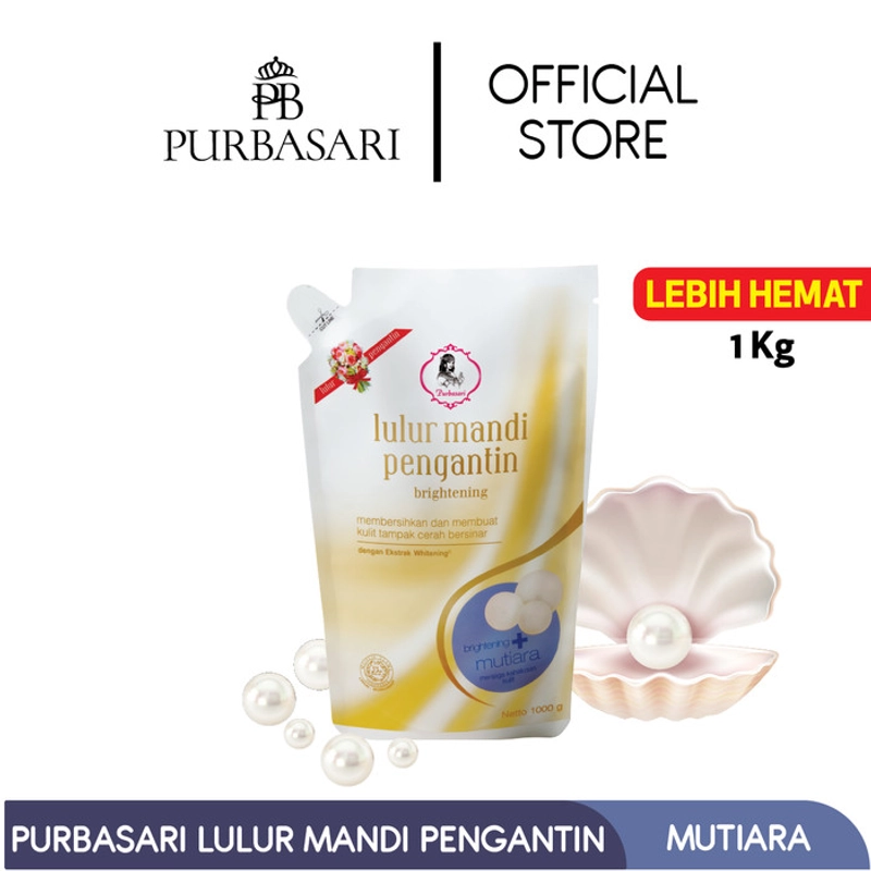 Product image Purbasari - LULUR MANDI PENGANTIN BRIGHTENING 500ML MUTIARA