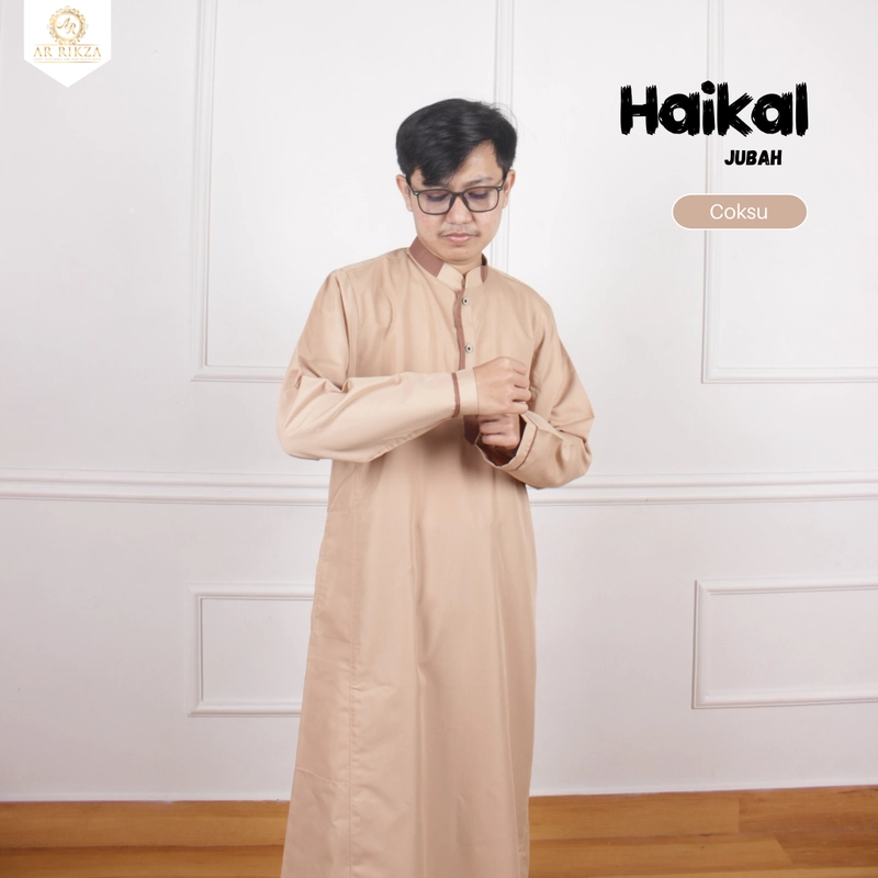 Product image Arrikza - JUBAH DEWASA LAKI LAKI HAIKAL (COKSU) XS COKSU