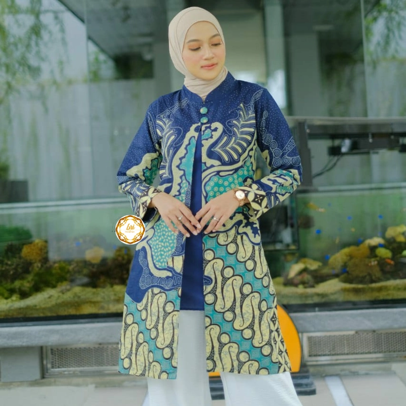 Product image Rambe Batik Indonesia - Batik Couple Aisyah Bisa Beli Pisah Bahan Katun Primisma Couple Size M Motif A