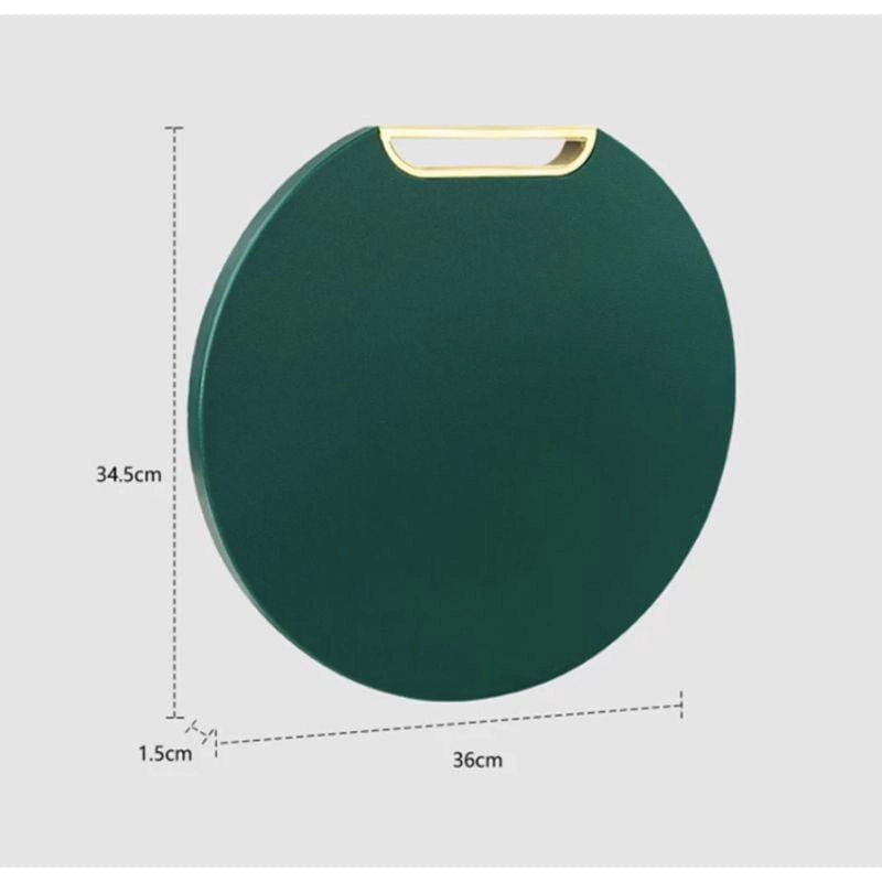 Product image Galeripuko - TALENAN VIRAL BULAT 2IN1 ANTI JAMUR ANTI SLIP talenan viral hijau [PO 3 hari Kerja]