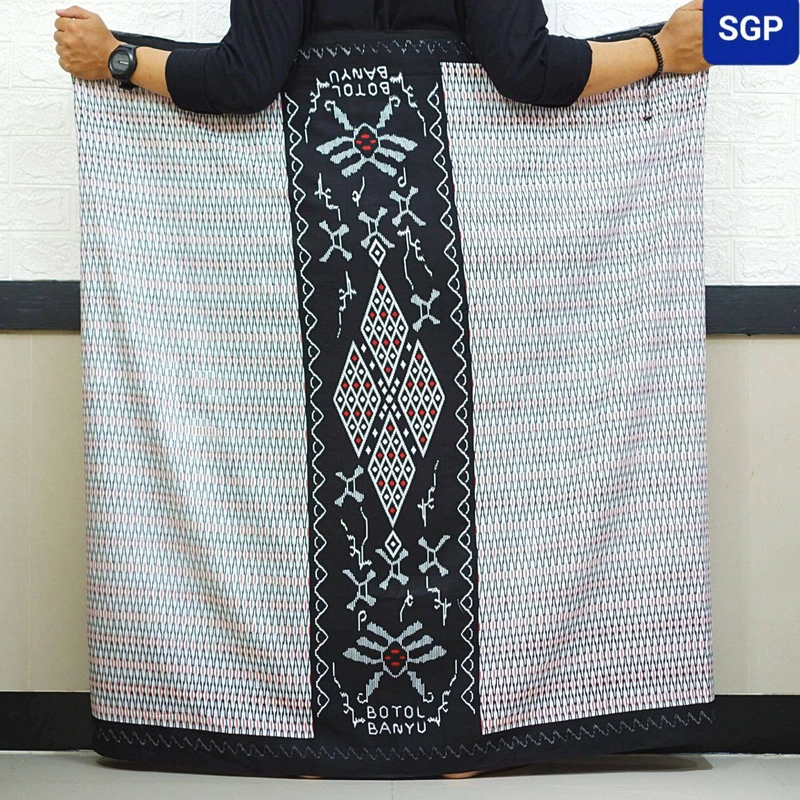 Product image Kois Batik - Sarung dewasa goyor terbaru simpel bagus motif ismail Sarung dewasa Ismail hitam