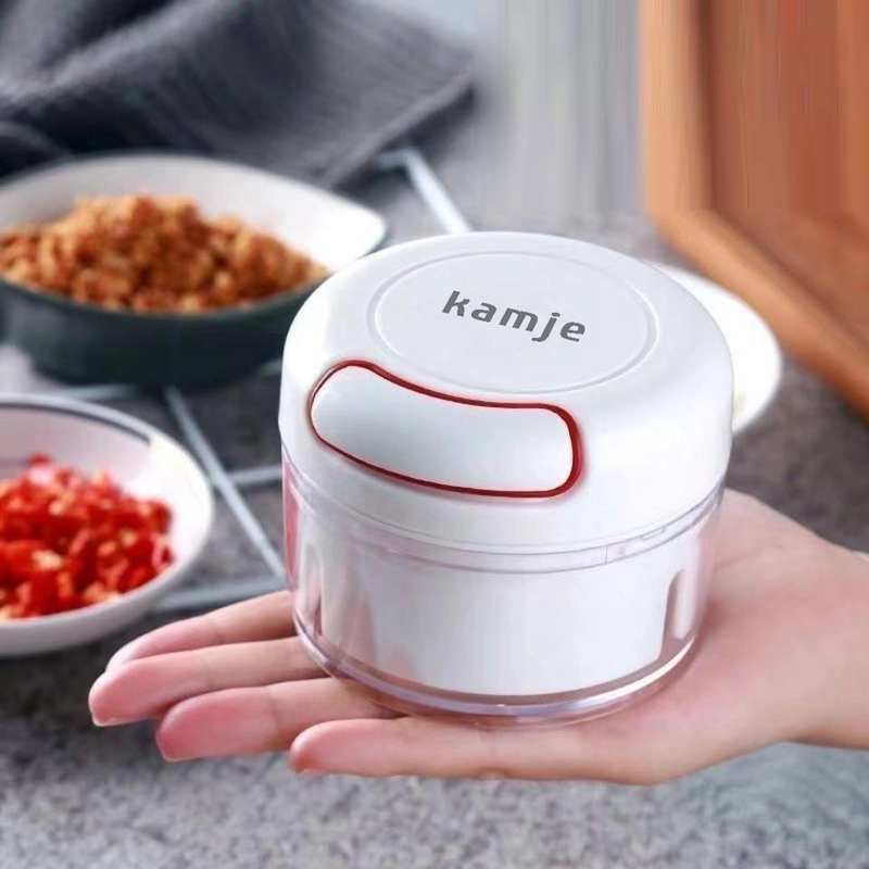 Product image KAMJE Blender Penggiling Penghalus Pencacah Bumbu Mini Chopper Serbaguna Tarik Manual KMJ014 KMJ014 RANDOM