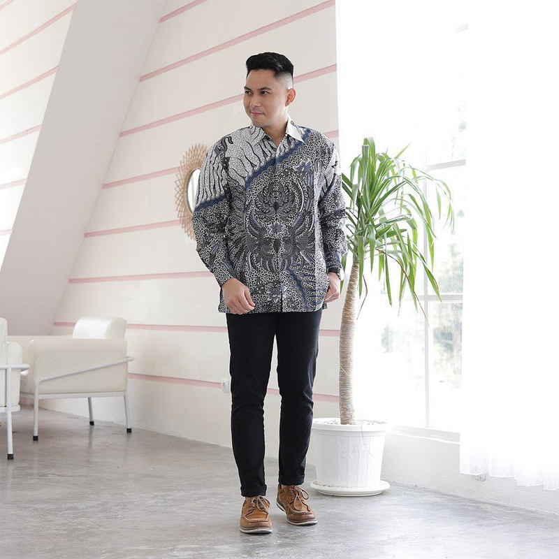 Product image COLLECTION SARJANA - Hem Batik Pria - Lengan Panjang - Size M L XL M BATIK PRIA