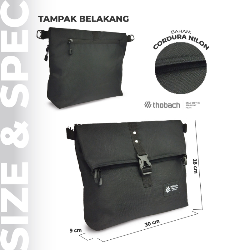 Product image Thobach official - THOBACH Slingbag / Totebag OWAYS Warna Red