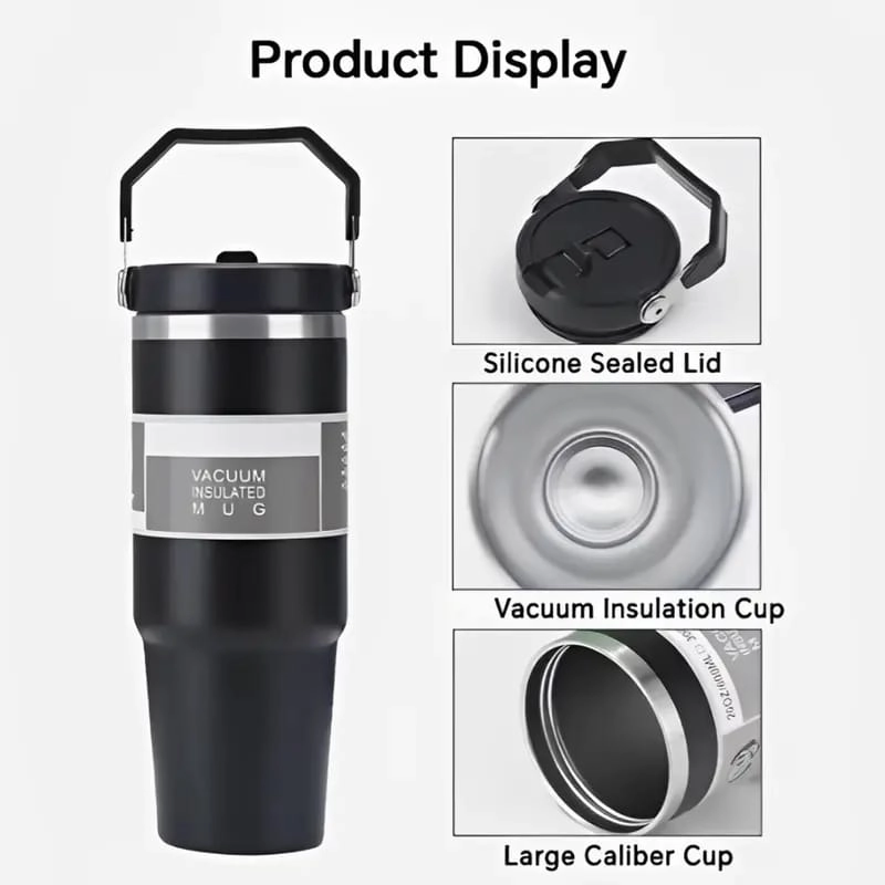 Product image Alcante -Vacuum Flask Stainless Tumbler Mug 600ML 600ml random