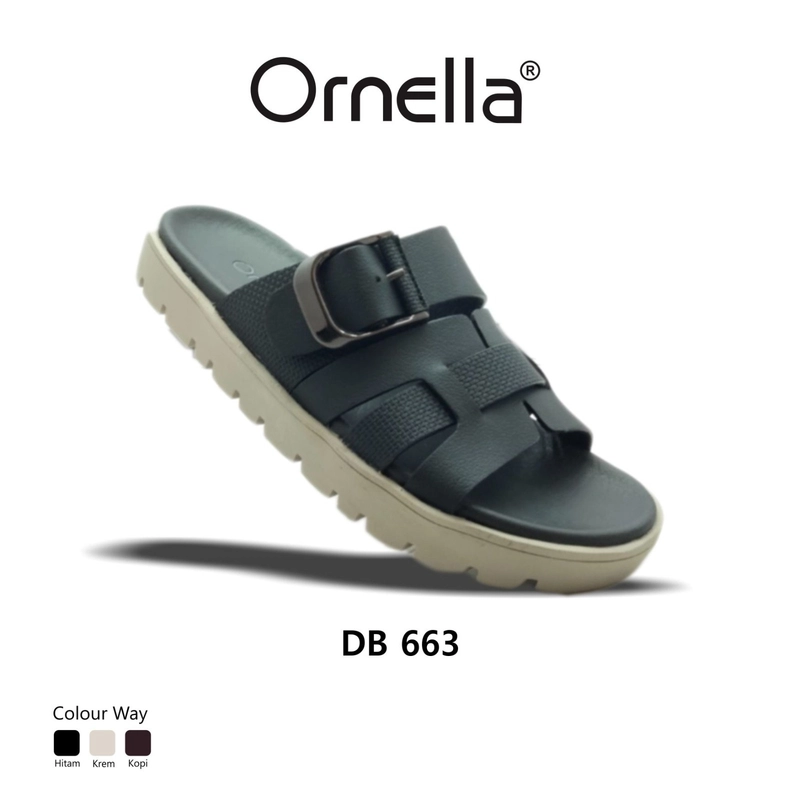 Product image Ornella - DB 663 / Sandal Slip On Wanita 40 Black