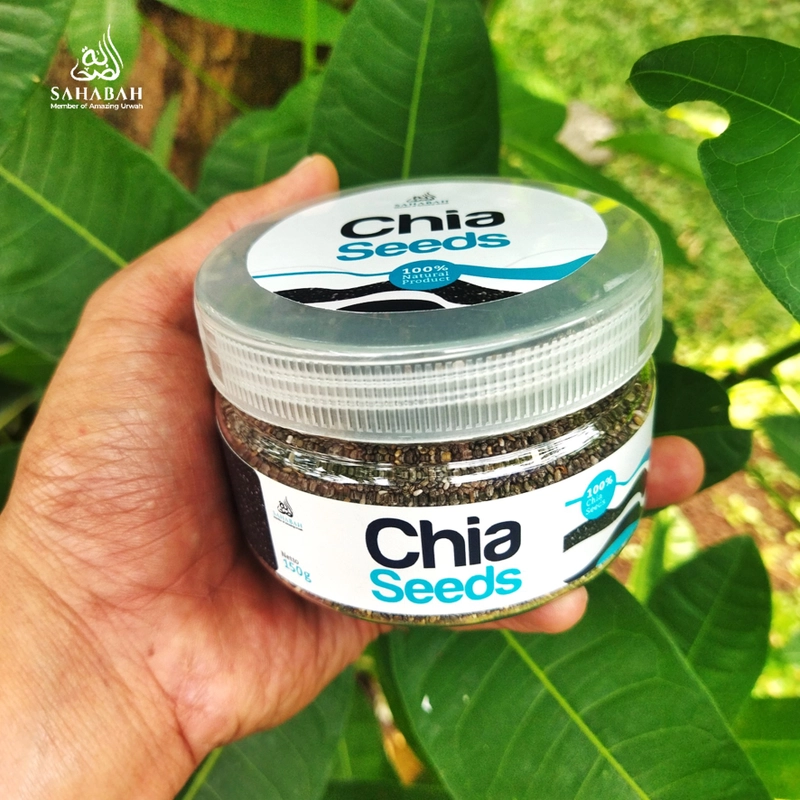 Product image Chiaseed Sahabah - Chia Seeds - Chiaseed Organik - Biji Selasih 150g Hitam