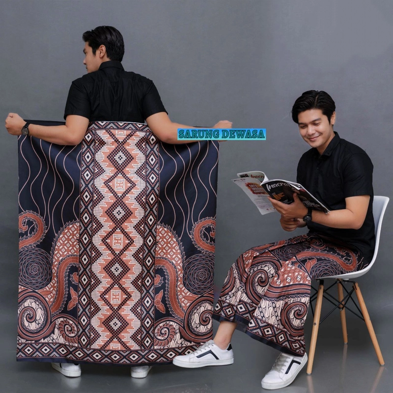 Product image Kois Batik - Sarung Pria Santri Dewasa Bagus Banget Anti Luntur Motif gus afidz Sarung Dewasa Sarung gus afidz