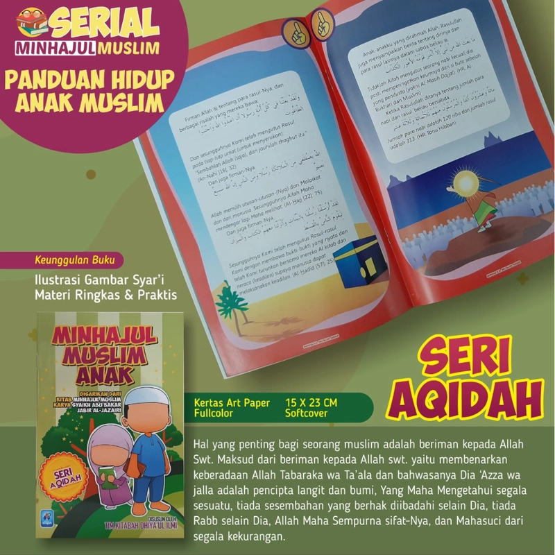 Product image Buku Anak Minhajul Muslim 1 Set 4 Jilid SC Soft Cover