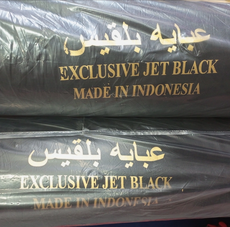 Product image Salamah 2 - kain Wolfis jetblack / exclusive jetblack ½m warna jetblack