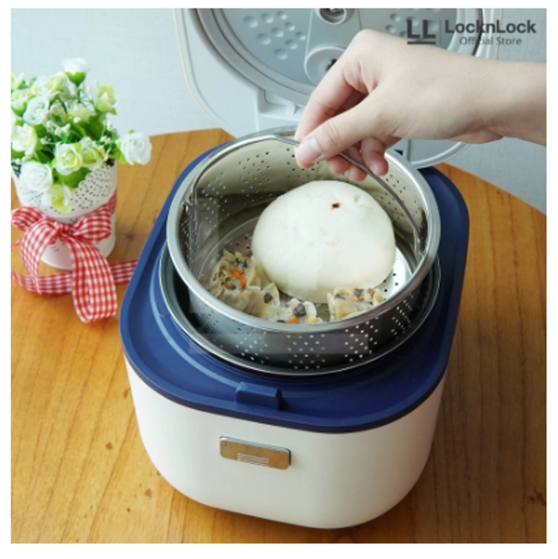 Product image UTAMAMEGA - LocknLock Low Sugar Mini Rice Cooker 2L - EJR821WHT Type EJR821WHT
