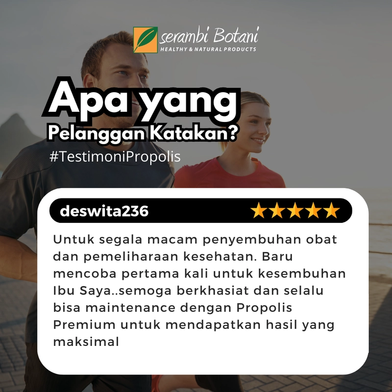 Product image SERAMBI BOTANI - Propolis Tetes Minum Premium Antibiotik Alami 10ml Propolis Premium