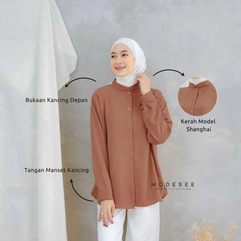 Product image Modesee - Luvi Shirt Allsize Mauve