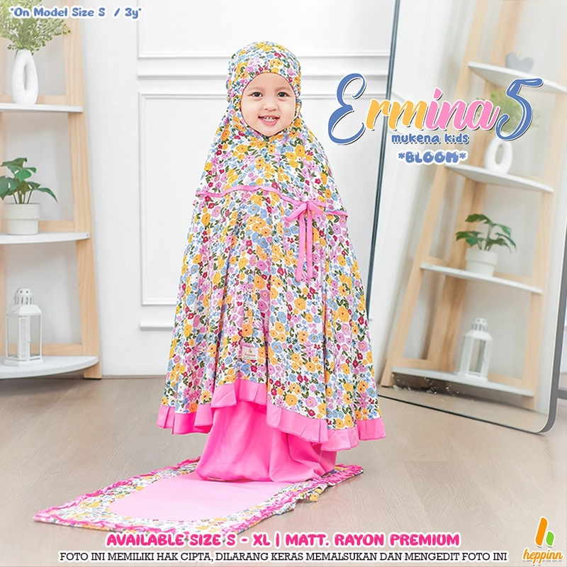 Product image Heppinn - Mukena Kids Ermina 5 S BLOOM