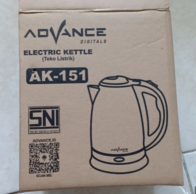 Product image Advance Digitals Indonesia - Advance Teko Listrik AK-151 1,5 Liter Biru